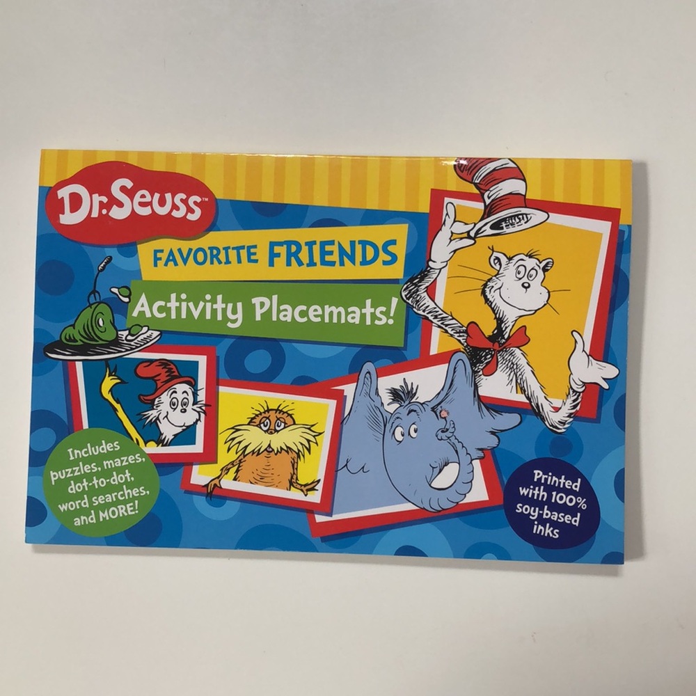Dr. Seuss Activity Placemats